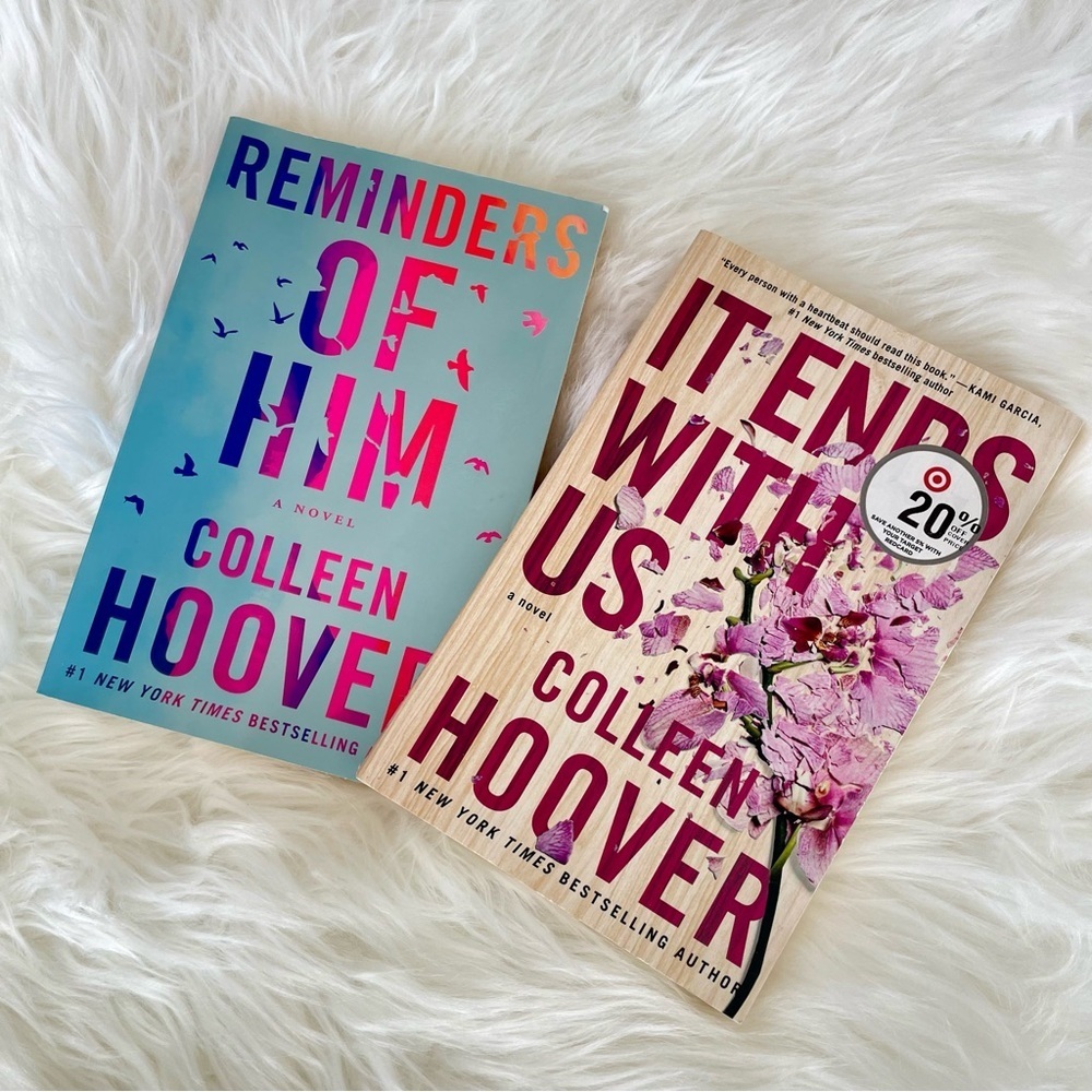 Colleen Hoover Book Bundle (2) Reminders of Him + It Ends With Us EUC